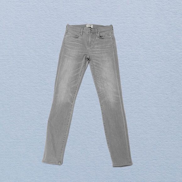 Agolde Womens Jeans 26 X 29 Gray Sophie High Rise Skinny Denim Pants Fame Casual - Picture 11 of 11
